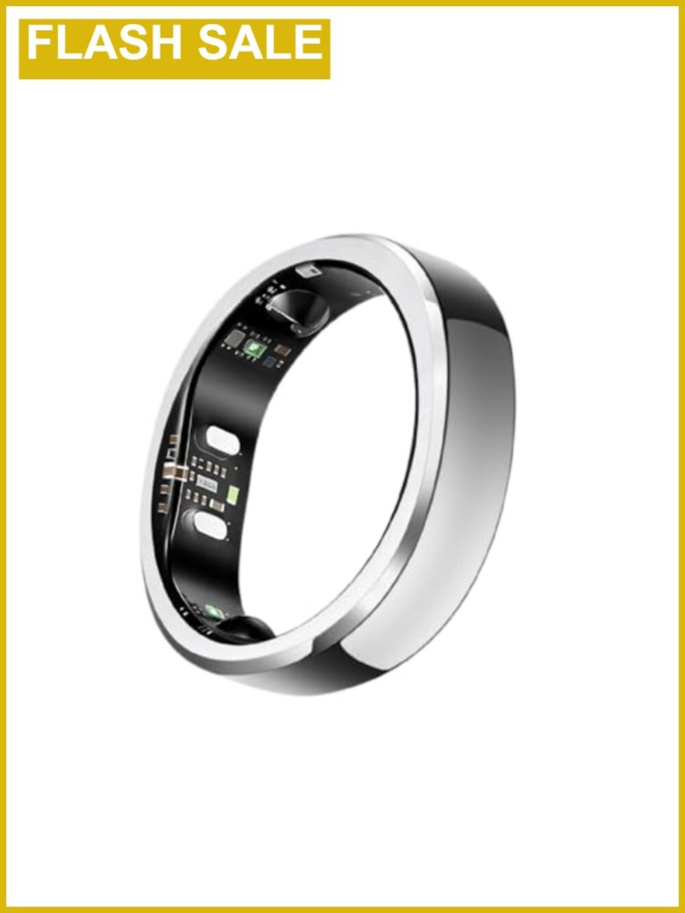 RingConn Gen 3 Smart Ring Titanium Vascular Health Tracker Size 8